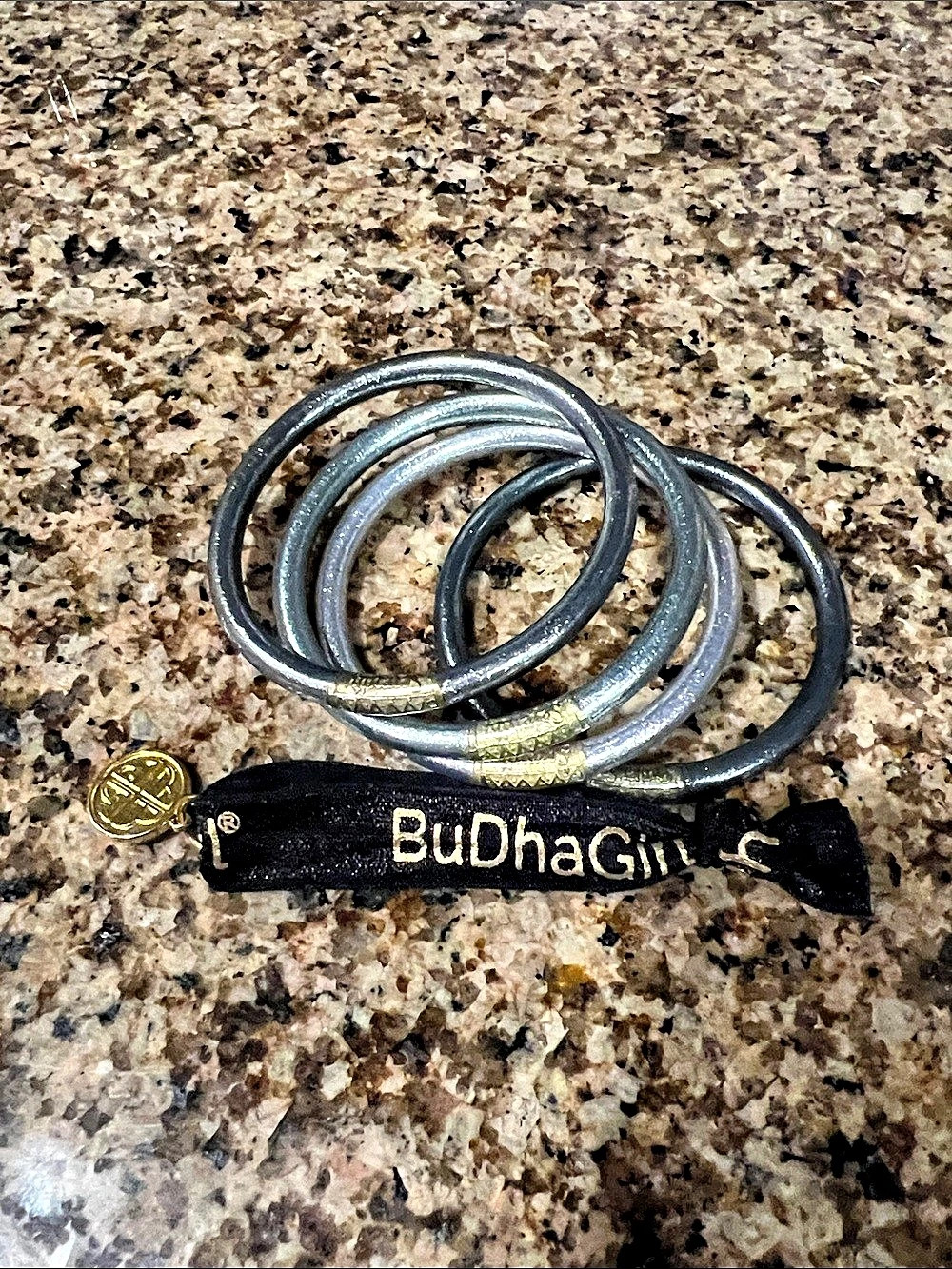 BuDhaGirl Silver & Gold Tone Bracelet Stack